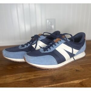 Kizik Milan Naval Academy Blue Sneakers Men's Size 12 Suede Lace-Up Tennis Shoes